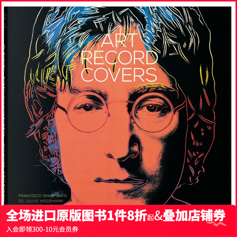 【现货】[TASCHEN]Art Record Covers，艺术唱片封面 英文原版正版艺术图书 平面设计