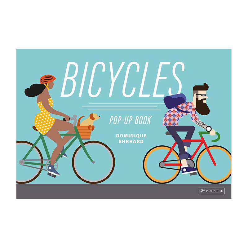 【现货】自行车立体书 法国纸艺立体书大师Dominique Ehrhard Bicycles: Pop-up-book 原版英文儿童立体 善本图书