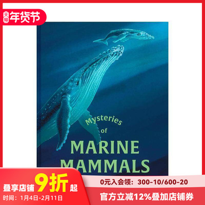 【预售】海洋哺乳动物之谜：鲸鱼、海豚和鼠海豚图解指南 Mysteries of Marine Mammals 原版英文儿童绘本