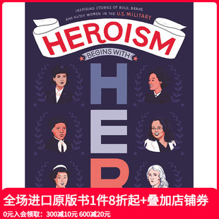 英雄主义从她开始 儿童分阶阅读 Heroism Conkling 图书籍进口正版 英文原版 Her with Begins 现货