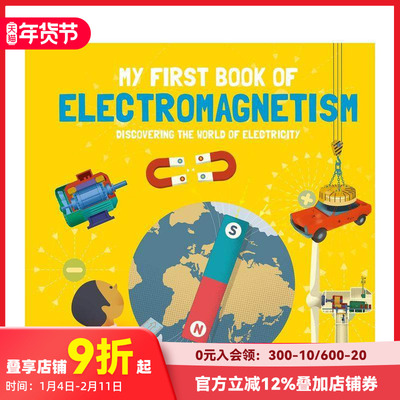 【现货】My First Book of Electromagnetism 我的第Ⅰ本电磁学书 儿童绘本书籍 英文原版 善本图书