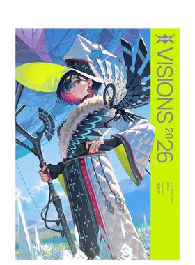 【现货】日本pixiv插画年鉴 2026 VISIONS 2026 ILLUSTRATORS BOOK  原版日文艺术插画作品集画册画集