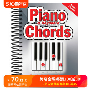 现货 钢琴&电子琴和弦 Keyboard Chords 英文原版 音乐乐器学习 Piano