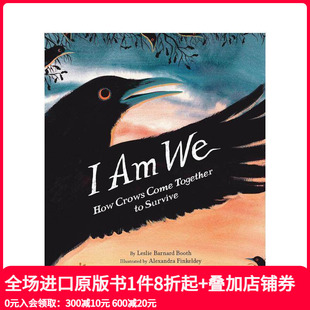 自然启蒙 群鸦共生：乌鸦 科普力作 英文儿童绘本 原版 生存智慧 现货