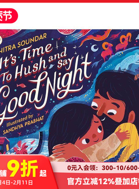 【现货】【印度插画师Sandhya Prabhat】瞧瞧说晚安（平装） It's Time to Hush and Say Good Night 原版英文儿童绘本