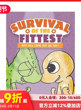 【预售】适者生存 Survival of the Fittest 原版英文儿童漫画 善本图书