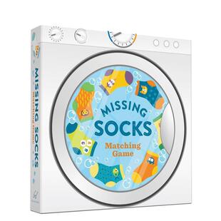 【现货】【对号入座游戏】袜子不见了 【Matching Game】Missing Socks 原版英文儿童趣味