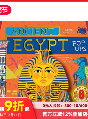【预售】【古文明立体书】古埃及立体书 【Ancient Civilisations Pop-Ups】Ancient Egypt Pop-Ups 原版英文儿童立体