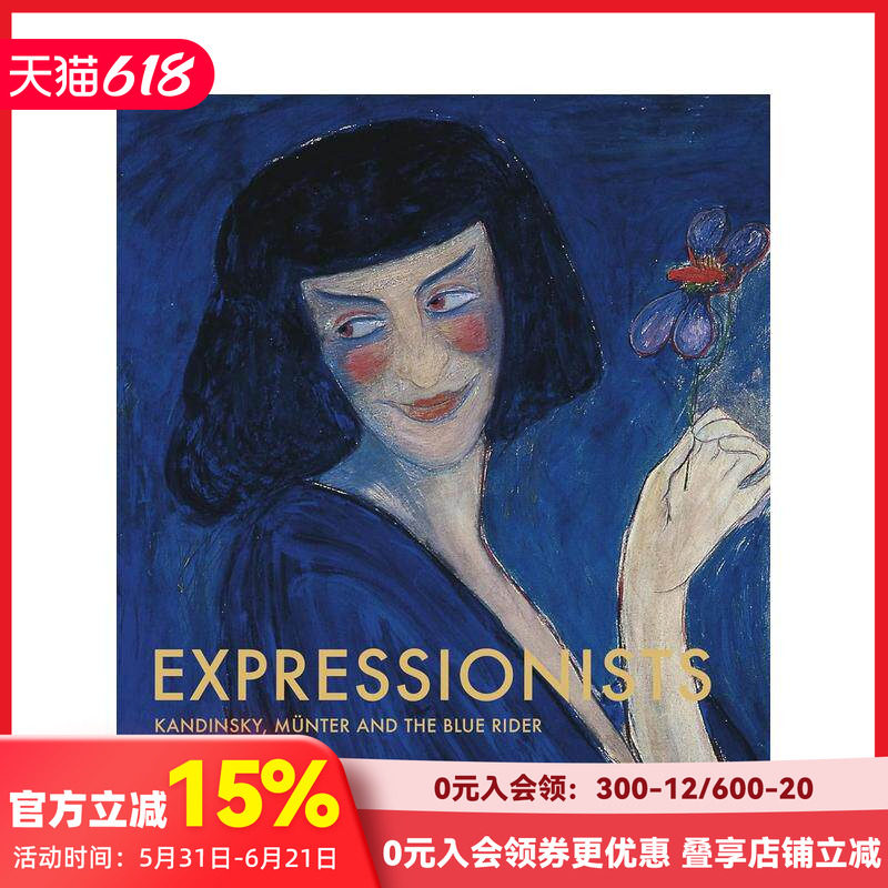 【现货】表现主义:康定斯基、蒙特和蓝骑士 Kandinsky Munter and The Blue Rider 原版英文艺术画册画集 善本图书