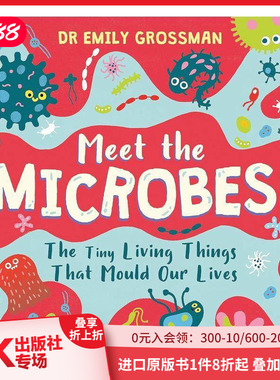 【现货】认识微生物：改变我们生活的微小生物 Meet the Microbes! 原版英文儿童绘本 善本图书