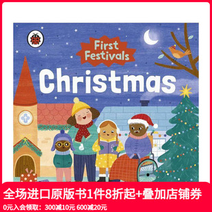 First Festivals Christmas 英文儿童绘本 圣诞节 原版 善本图书 预售