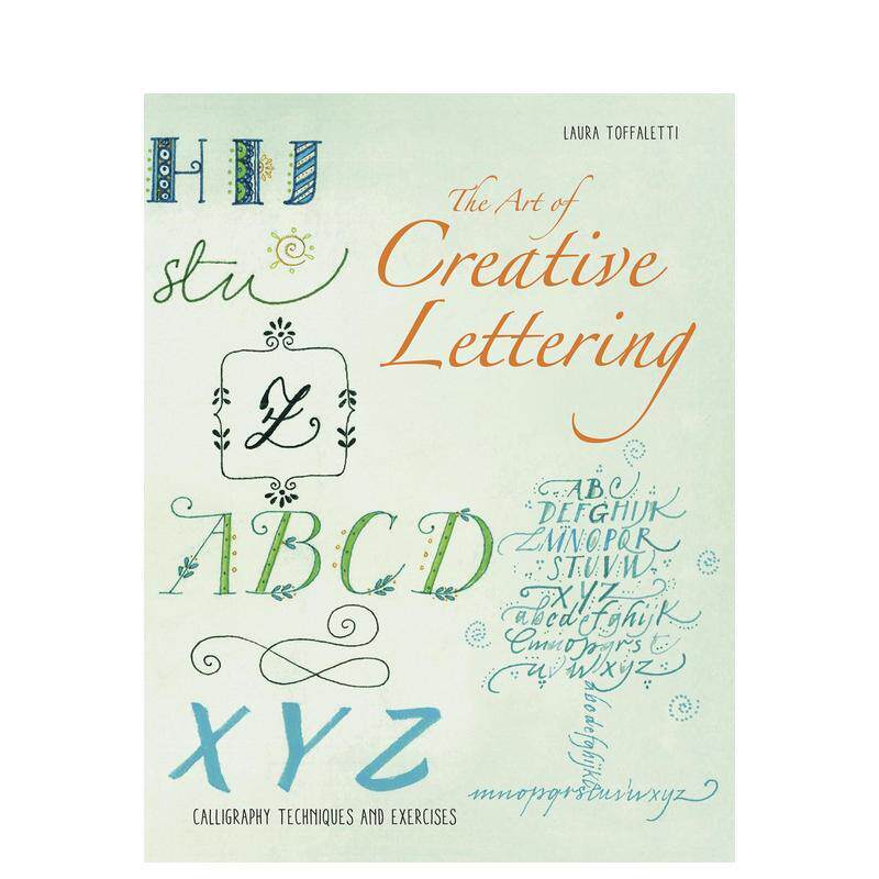 【预售】创意字体艺术：书法技巧与练习 The Art of Creative Letter 原版英文字体图案标志设计