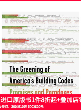 【预售】美国建筑法规的绿色化： 承诺与悖论 The Greening of America's Building Codes 原版英文建筑设计