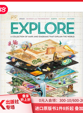 【预售】探索世界：主题地图及信息图表A Collection of Maps and Diagrams That Explain theWorld英文儿童绘本科普百科 善本图书