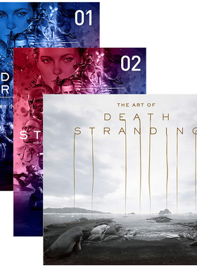 【现货】死亡搁浅Death Stranding 英文官方艺术设定集+日文原版小说上下二册 小岛秀夫 进口原版游戏原画插画 善本图书