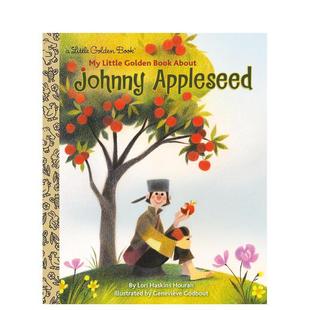 【现货】【黄金小传】约翰尼·阿普尔斯德 【Little Golden Book Biography】Johnny Appleseed 原版英文儿童绘本