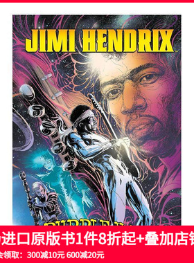 【预售】英文漫画 吉米·亨德里克斯：紫色烟雾 Jimi Hendrix: Purple Haze 原版英文漫画书 善本图书
