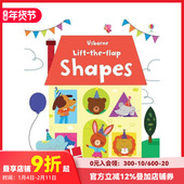 英文儿童趣味 形状 现货 Flap 翻翻书 the 原版 Lift Shapes