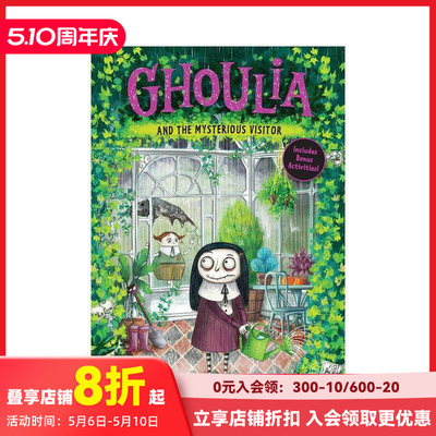 【现货】茱莉亚：神秘访客 2 Ghoulia And The Mysterious Visitor (Book #2) 原版英文儿童章节书