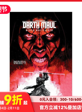 【预售】漫威漫画 星球大战：达斯·摩尔——黑色、白色和红色珍藏版 Star Wars: Darth Maul 原版英文漫画书