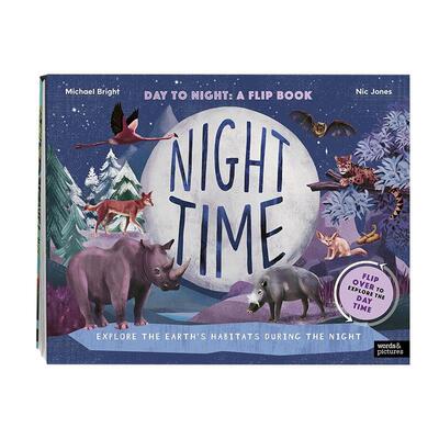 【预售】【翻翻书】昼夜：探索地球栖息地昼夜生态 Daytime and Night-time 原版英文儿童趣味 善本图书