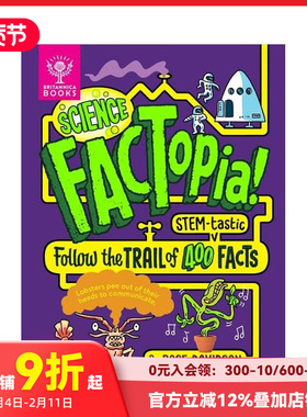【预售】趣味知识百科 科学 【FACia】Science Facia! 原版英文儿童绘本 善本图书