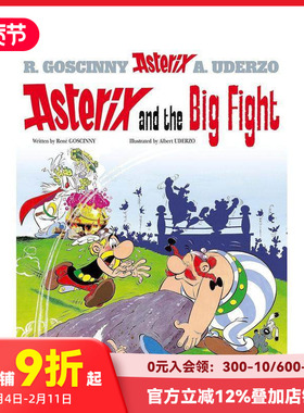 【现货】英文漫画 高卢英雄历险记 高卢英雄之大战罗马 Asterix 高卢英雄传 Neflix改编动画剧集 超燃英雄漫画 原版英文 善本图书