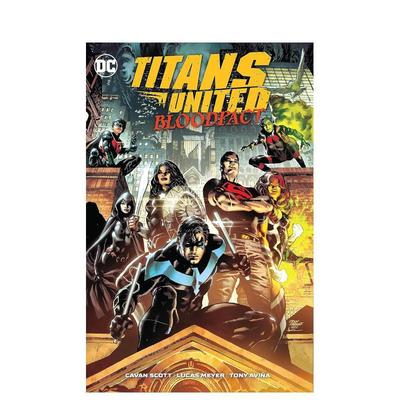 【现货】泰坦联队：血契 Titans United: Bloodpact 原版英文漫画书