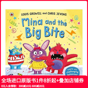 原版 善本图书 米娜 the Big and 爱咬人 Mina 英文儿童绘本 Bite 预售