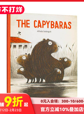 【现货】水豚一家 柯克斯书评/纽约公共图书馆年度绘本 The Capybaras 原版英文儿童绘本 善本图书