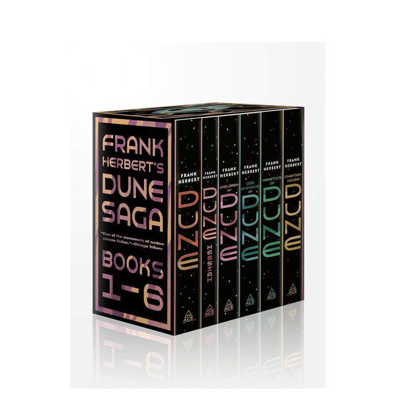 【预售】弗兰克·赫伯特 沙丘六部曲1-6套盒 Frank Herbert's Dune Saga 6-Book Boxed Set 原版英文文学小说
