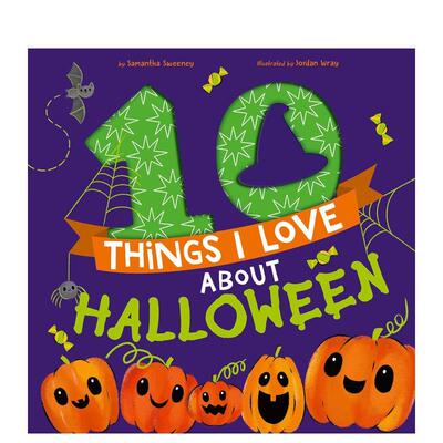 【现货】我喜欢万圣节的 10 件事 10 Things I Love About Hallowe 原版英文儿童绘本 善本图书