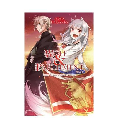 【预售】狼与辛香料 卷6 轻小说 Wolf & Parchment: New Theory Spice & Wolf 支仓冻砂 奇幻恋爱治愈 原版英文文学