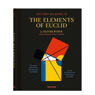 Oliver 善本图书 TASCHEN 进口艺术 包豪斯设计英文原版 Byrne. 素前六卷 欧几里得元 奥利弗·伯恩 现货