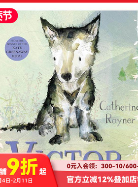 【预售】忧虑的狼维克多 CILIP Kate Greenaway奖Catherine Rayner Victor  the Wolf with Worries 原版英文儿童绘本 善本图书