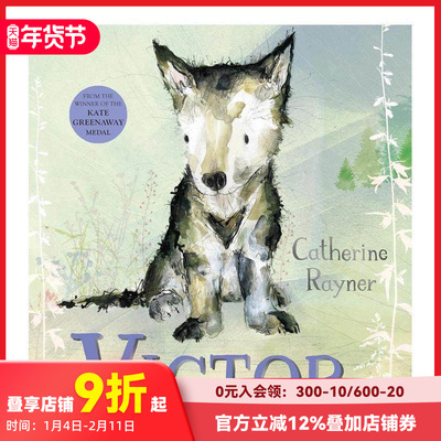 【预售】忧虑的狼维克多 CILIP Kate Greenaway奖Catherine Rayner Victor  the Wolf with Worries 原版英文儿童绘本 善本图书