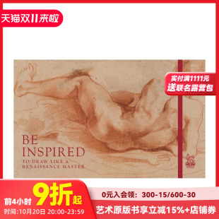 善本图书 英文艺术画册画集 预售 启发：像文艺复兴大师般绘画 Renaissance Inspired 原版 Draw Master Like