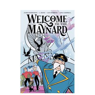 【预售】欢迎来到梅纳德 Welcome to the Maynard 原版英文儿童漫画 儿童青少年 魔法犯罪盗窃悬疑 探案推理图像小说 善本图书
