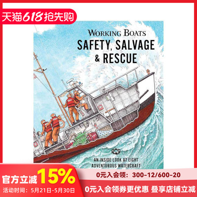 【预售】工作船：安全、打捞与救援 Working Boats: Safety， Salvage， and Rescue 原版英文儿童绘本 善本图书