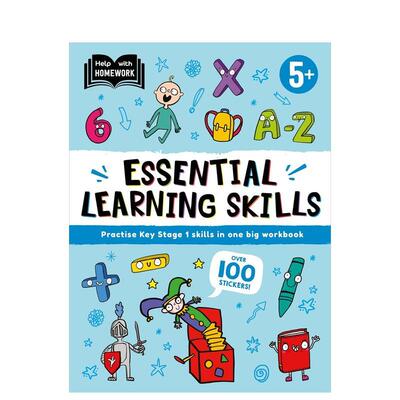 【预售】作业辅导：5岁以上（基本学习技能） Help With Homework: Age 5+ Essential Learning Skills 原版英文儿童 善本图书