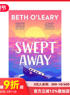 【预售】爱如潮涌 Swept Away 原版英文文学小说