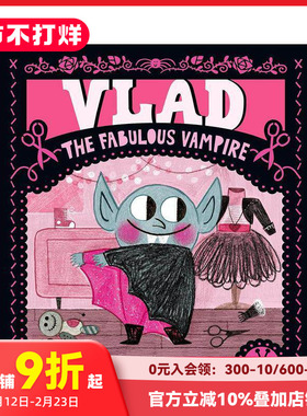 【现货】弗拉德 神奇的吸血鬼（古斯塔沃的世界）Vlad  the Fabulous Vampire (The World of Gustavo) 原版英文儿童绘本