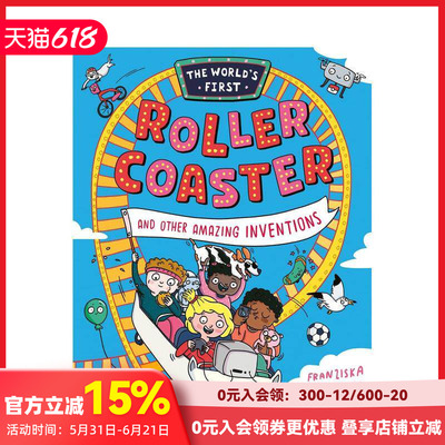 【现货】【蓝彼得图书奖得主Mike Barfield】过山车及其余事物的发明故事The World’s First Rollercoaster英文儿童绘本 善本图书