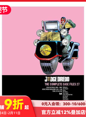 【预售】爵德判官：第 27 版：完整案件档案 Judge Dredd: v. 27: The Complete Case Files 原版英文漫画书 善本图书