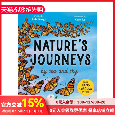 【现货】自然迁徙志：海天之旅 Nature's Journeys : by sea and sky 原版英文儿童绘本 12种生物迁徙