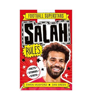 Football Superstars Salah 原版 足球明星特辑：萨拉赫 Rules 英文漫画 现货
