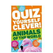 World Clever 越测越聪明：世界动物 趣味问答 Animals 预售 原版 Yourself 善本图书 Quiz 英文儿童绘本 the