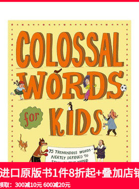 【预售】读诗学词汇 Colossal Words for Kids 原版英文儿童语言/概念启蒙 善本图书