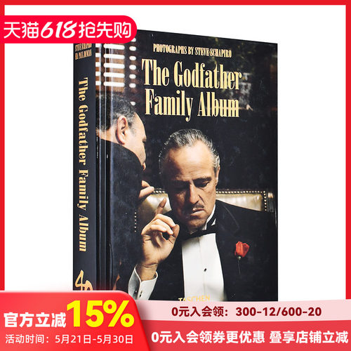 【预售】【Taschen40周年纪念版】史蒂夫·夏皮罗:教父电影剧照相册访谈 Steve Schapiro The Godfather Family Album