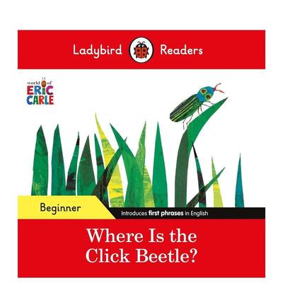 【现货】瓢虫读物初级 - 艾瑞·卡尔 - 点击甲虫在哪里？（ELT分级读物）Ladybird Readers Beginner Level 原版英文儿童 善本图书